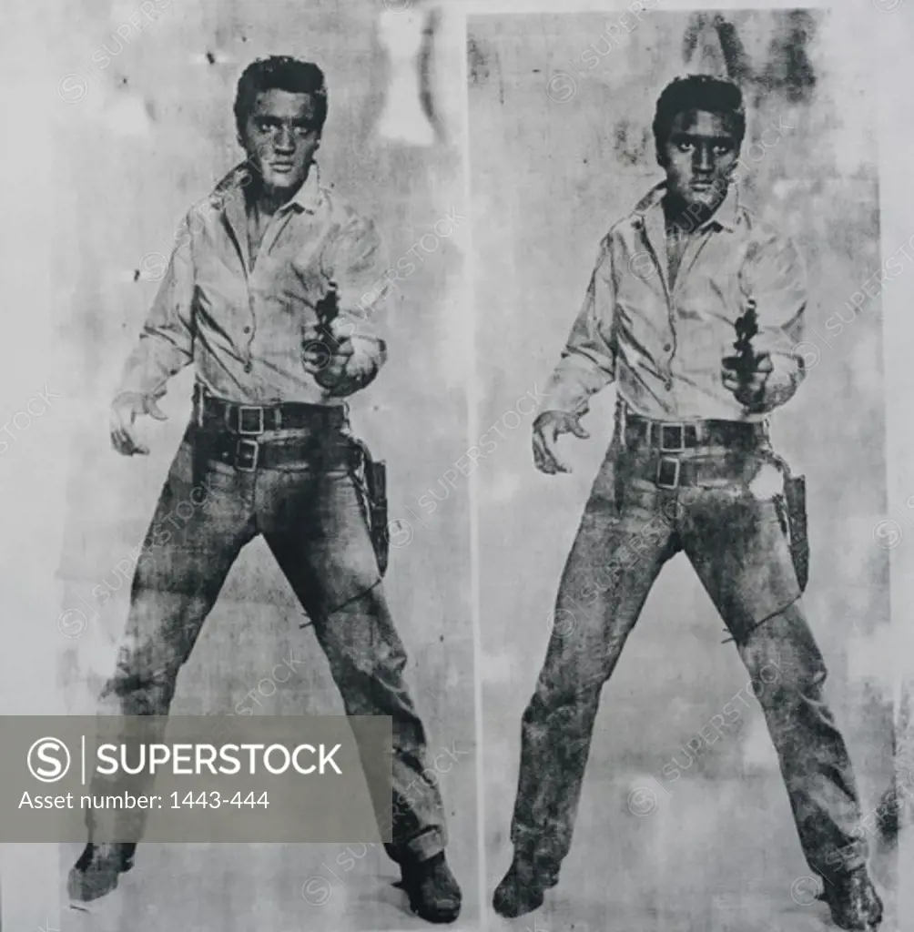 Double Elvis  1963 Andy Warhol (1928-1987 American)  Silkscreen on canvas Private Collection