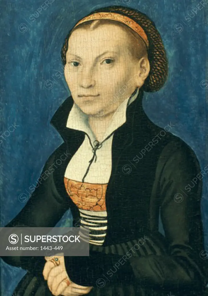 Katherine von Bora, Wife of Martin Luther  1526 Lucas Cranach the Elder (1472-1553 German) Oil on wood