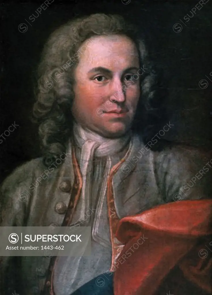 Johann Sebastian Bach ca. 1715 Johann Ernst Rentsch Angermuseum, Erfurt, Germany