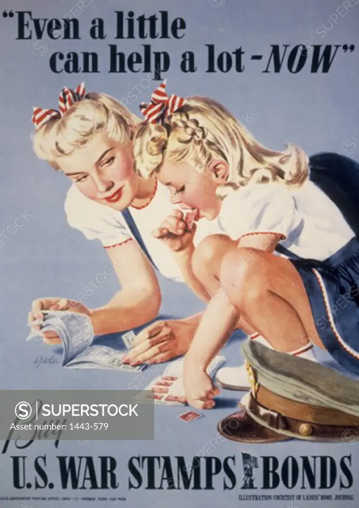Even A Little Can Help A Lot.. 1942 A. Parker Poster