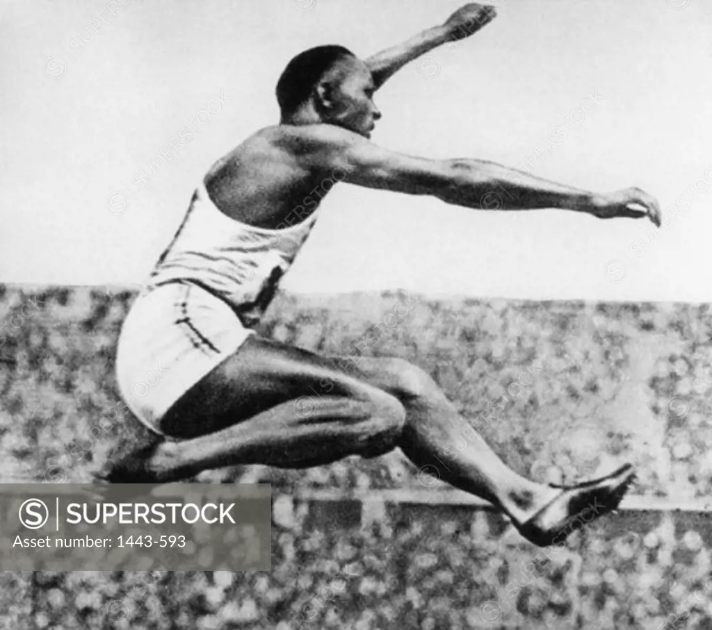 Jesse Owens, 1936 Olympic Games, Berlin, Germany