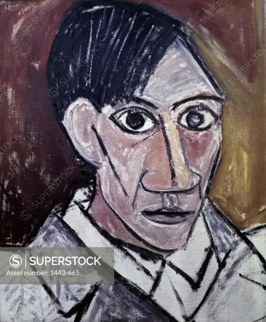 Self Portrait 1907   Pablo Picasso (1881-1973 Spanish) National Gallery, Prague, Czech Republic