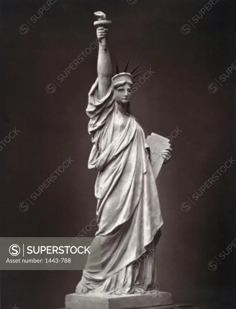 Model of the Statue of Liberty  ca. 1880 Frederic Auguste Bartholdi (1834-1904 French)  Clay Collection of Archiv for Kunst & Geschichte, Berlin, Germany