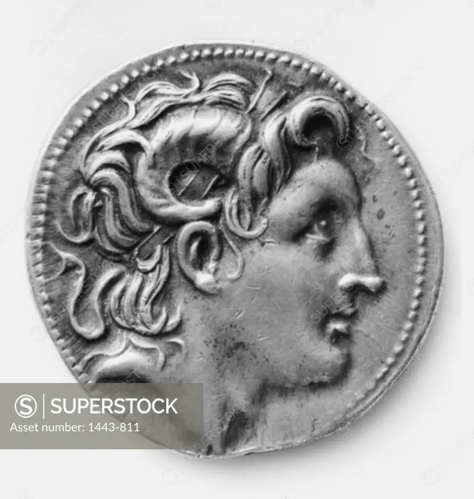 Tetradrachm of Alexander the Great as the God Amon   300 BCE Artist Unknown