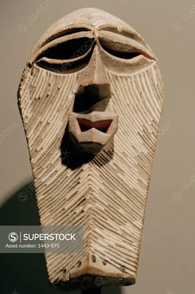 Kifwebe Mask, Eastern Songye, Zaire  African Art  Wood Private Collection, Geneva, Switzerland  