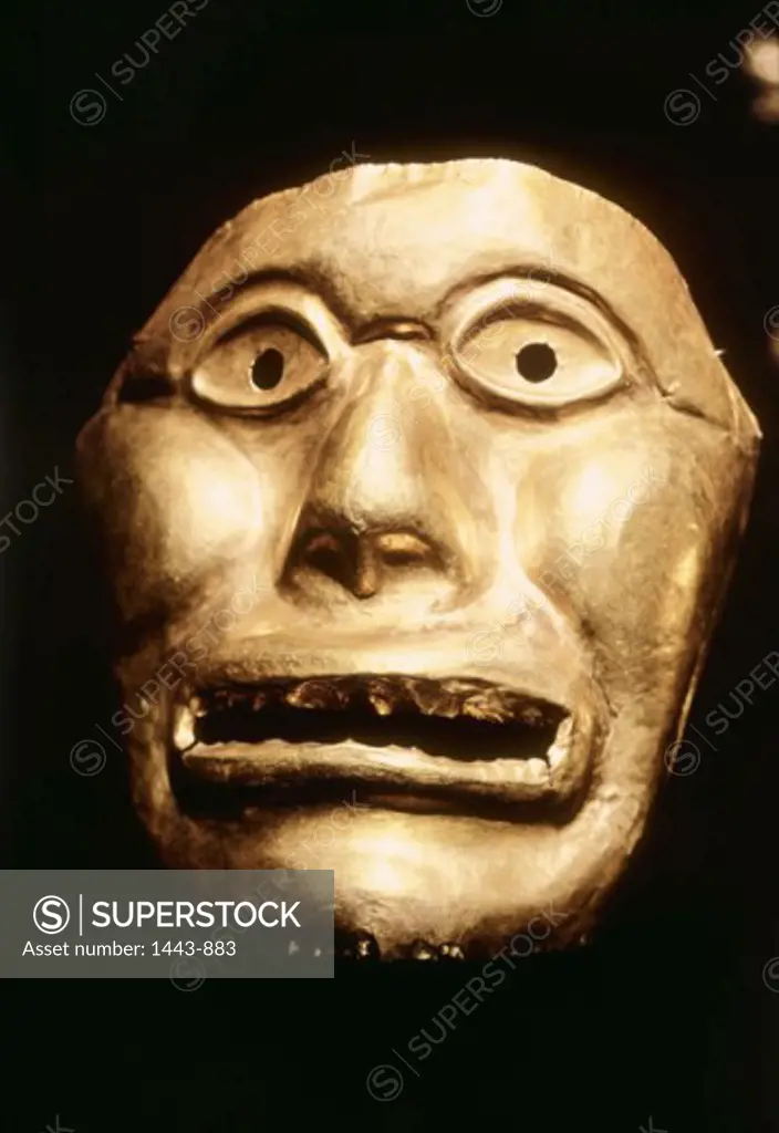 Mask  Pre-Columbian Gold