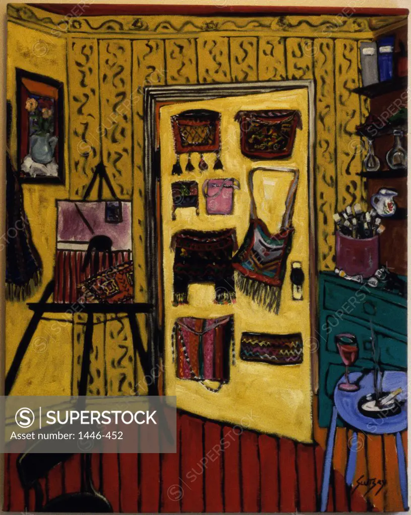 The Studio Door  1999 Erik Slutsky (20th C. Canadian) Oil on canvas