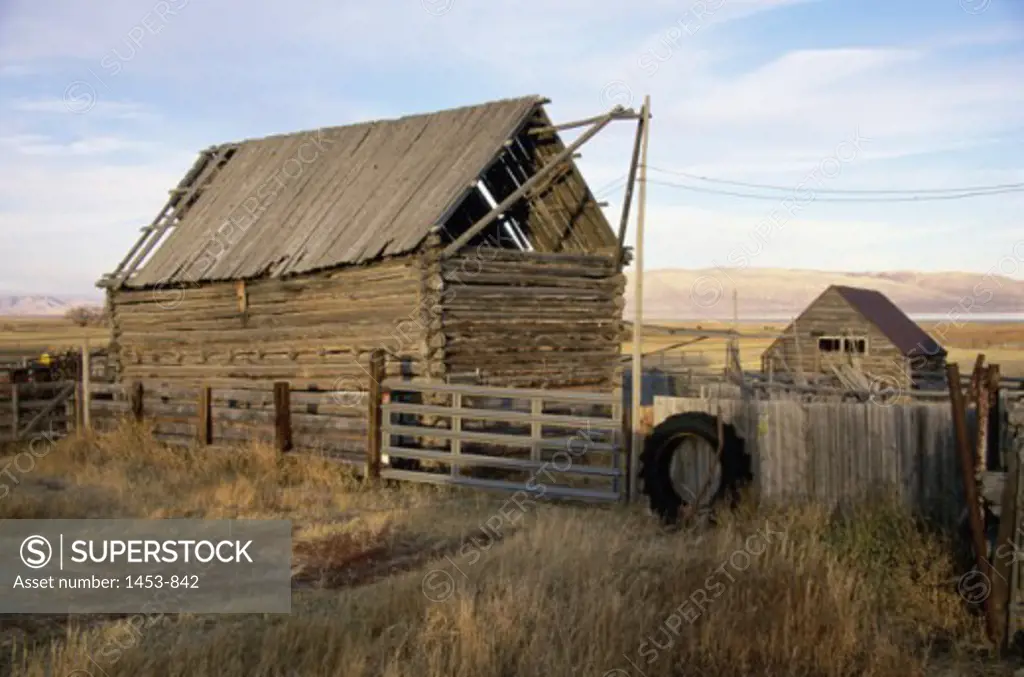 Abandoned barn at Utah, USA