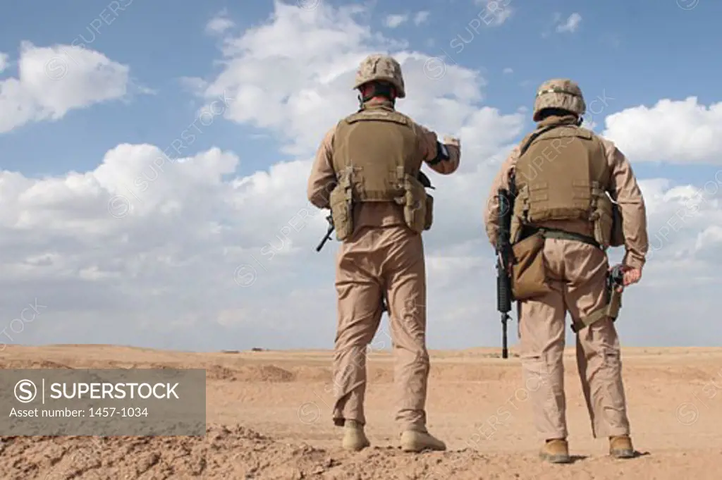 The Marines of Military Police Company, Al Taqaddum, Iraq