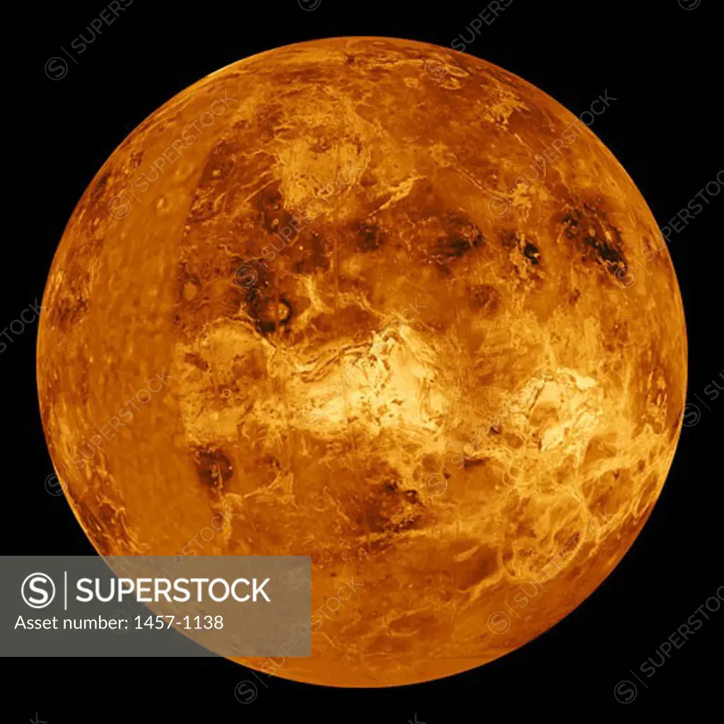 Global view of the surface of Venus