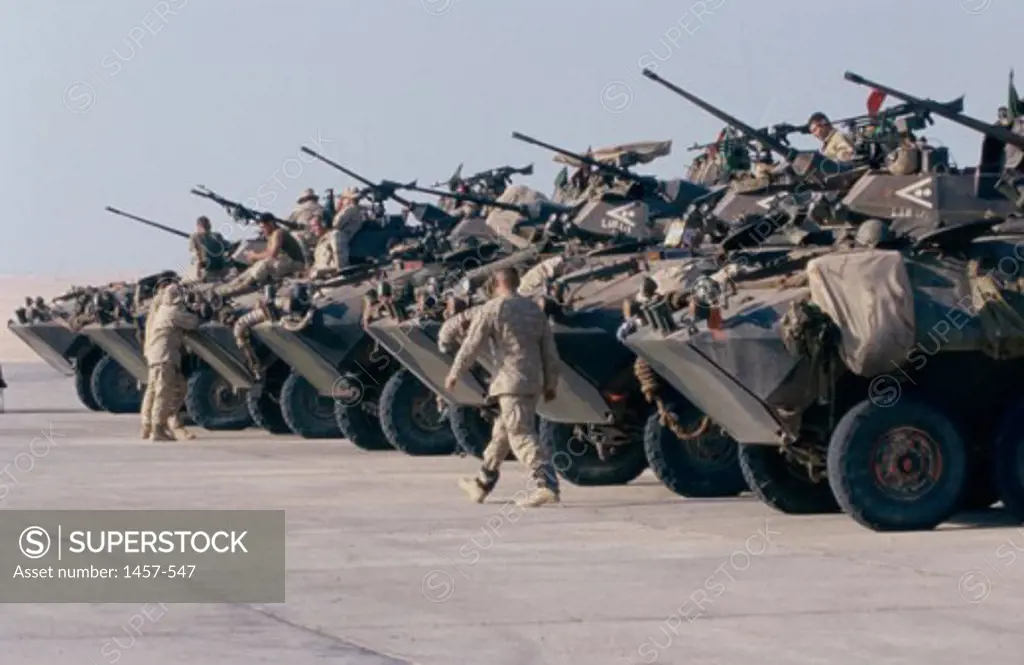 Light Armored Vehicles (LAV) US Marine Corps