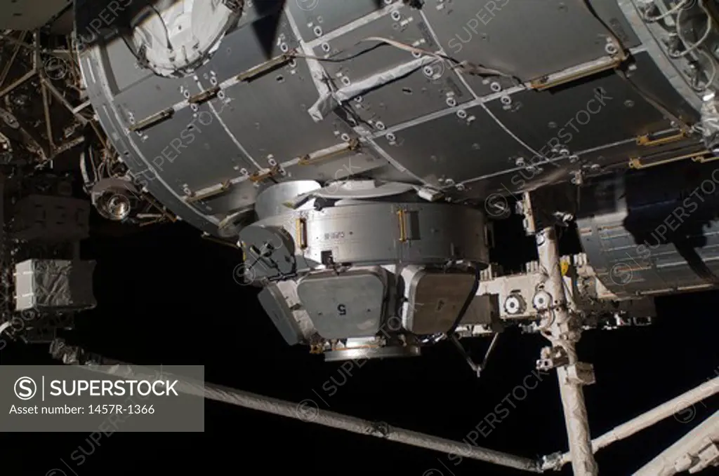The International Space Station's Tranquility node and its Cupola.
