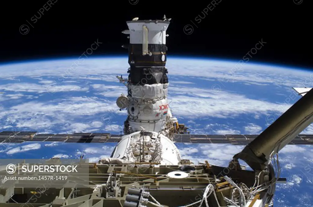 The Mini Research Module 2 docked with the International Space Station.
