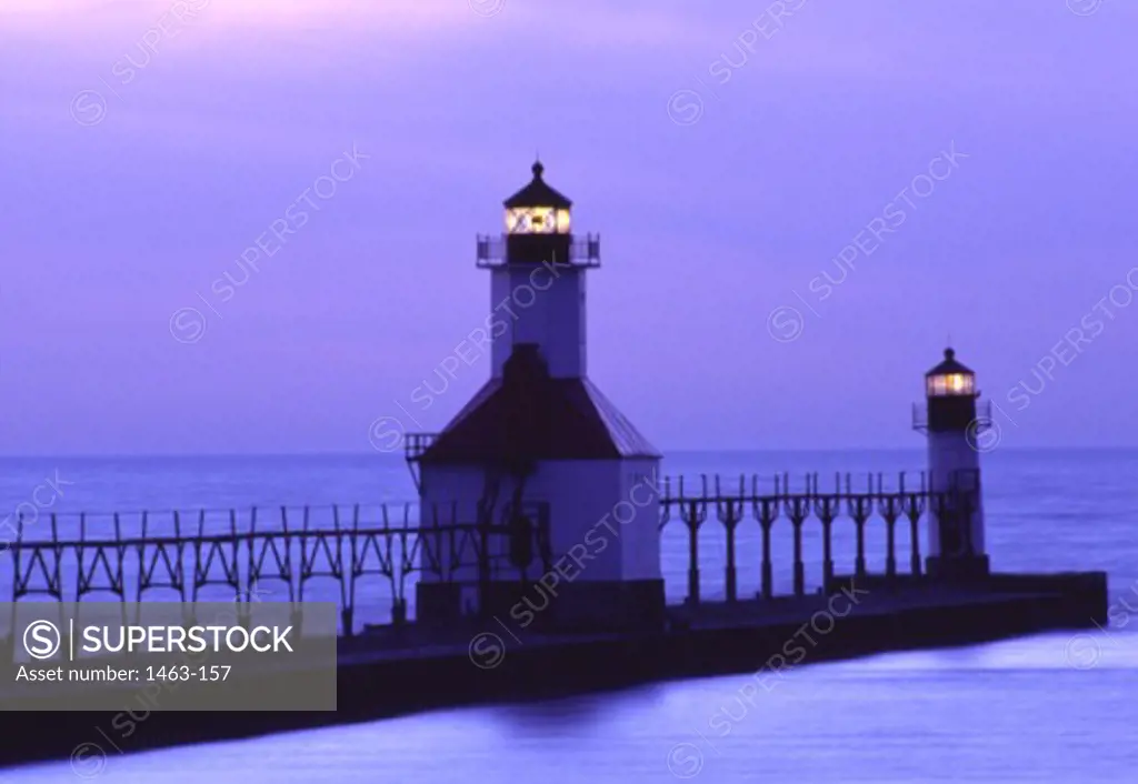 St. Joseph North Pierhead Lighthouse St. Joseph Michigan  USA