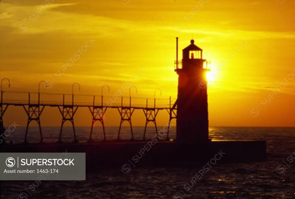 South Haven South Pierhead Lighthouse South Haven Michigan USA