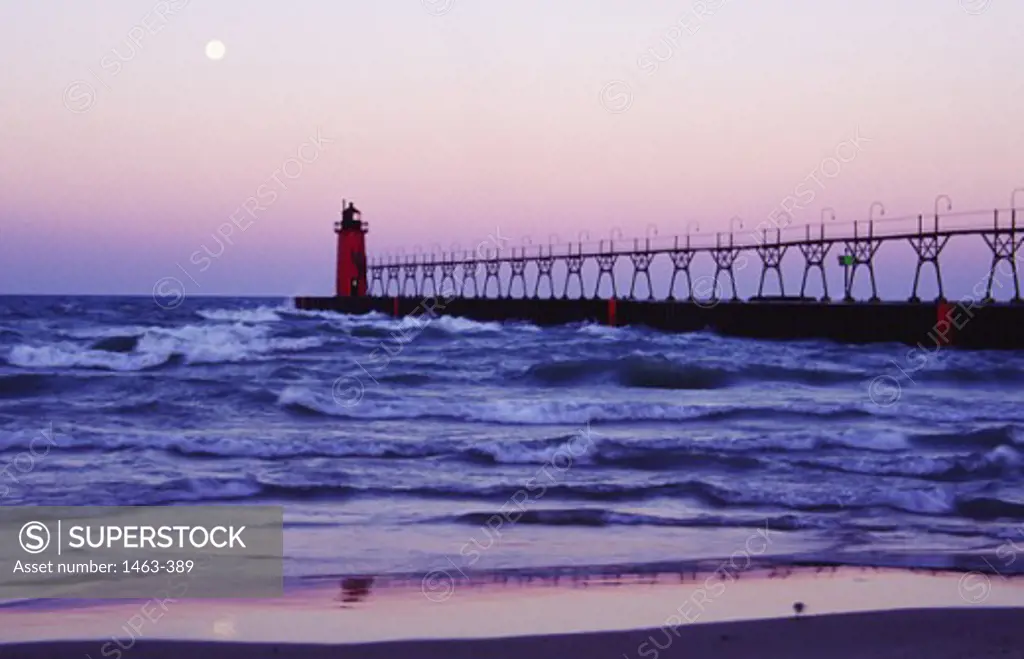 South Haven South Pierhead Lighthouse South Haven Michigan USA