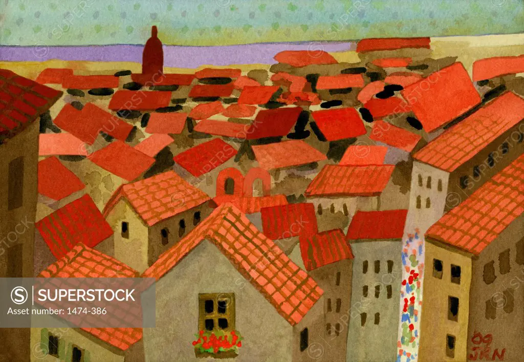 Dubrovnik, Croatia  John Newcomb, Watercolor, 2009