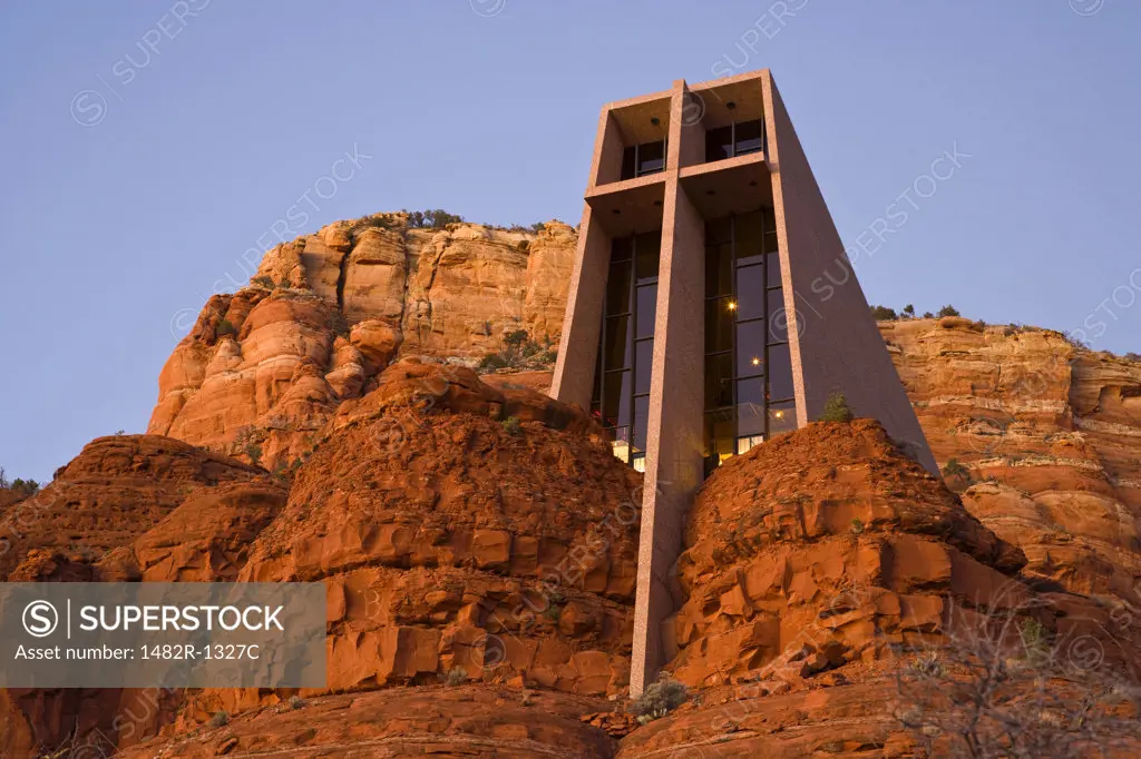 Chapel on a rock formation, Chapel Of The Holy Cross, Sedona, Arizona, USA