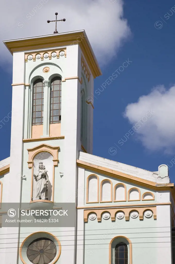 Low angle view of a church, Punta Arenas, Patagonia, Chile