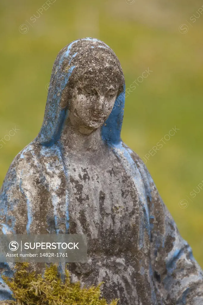 Close-up of a statue of Virgin Mary, Neah Bay, Washington State, USA