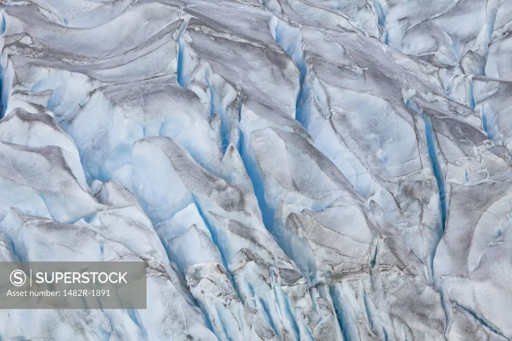 Low angle view of a glacier, Reid Glacier, Glacier Bay National Park, Alaska, USA