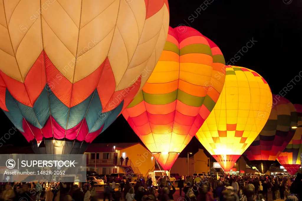 Hot air balloon festival, Page, Arizona, USA