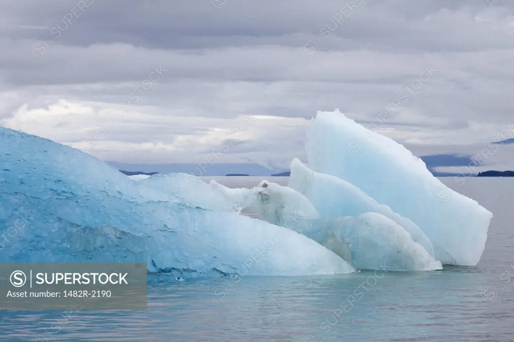 Icebergs, Endicott Arm, Alaska, USA