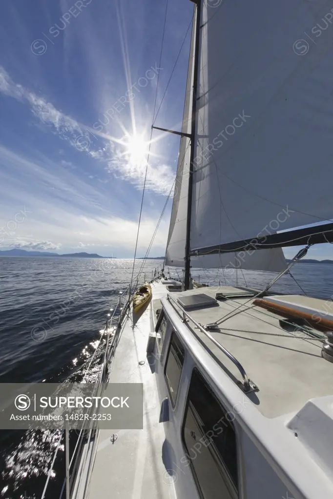 SV Nawalak yacht from Orcas Island, Washington State, USA to British Columbia, Canada