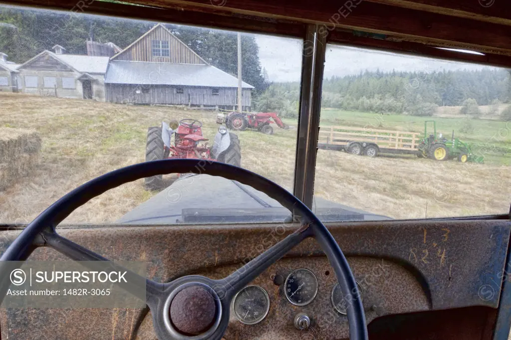 USA, Washington, Silverdale, Historic Petersen Farm, Antique Truck