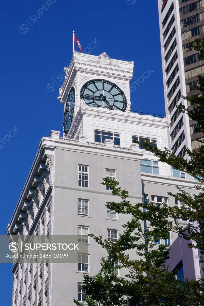 Vancouver Block Clock Tower Vancouver British Columbia, Canada