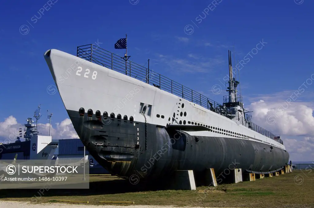USS Drum Submarine USS Alabama Battleship Memorial Park Mobile, Alabama, USA