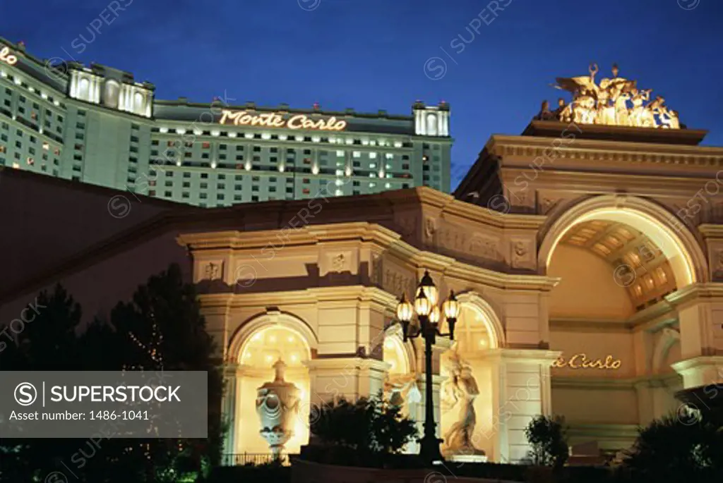 Monte Carlo Resort and Casino Las Vegas Nevada USA