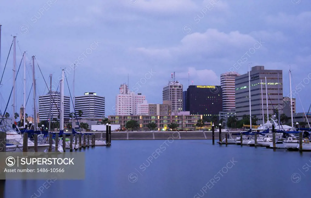 Buildings on the waterfront, Corpus Christi, Texas, USA