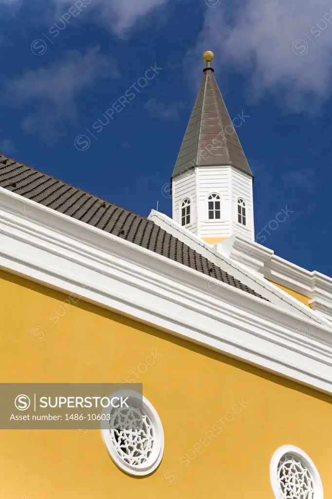 Low angle view of a temple, Hendrikplein, Willemstad, Curacao