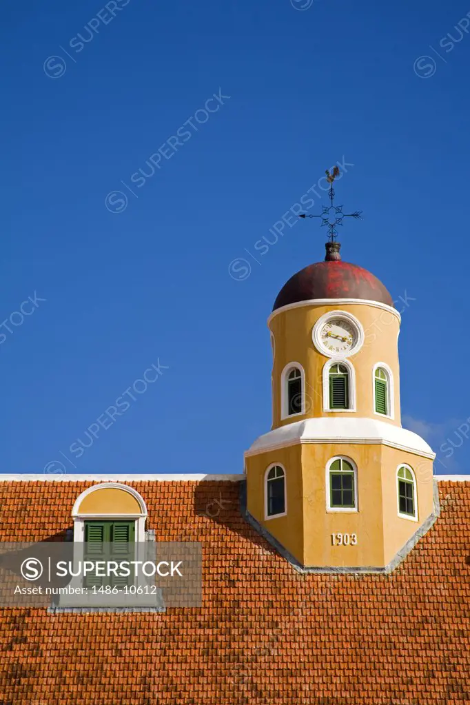 High section view of a church, Fort Church, Fort Amsterdam, Punda, Willemstad, Curacao