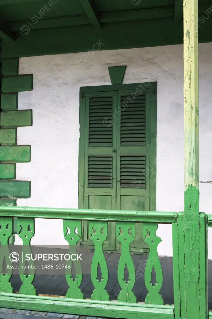 Close-up of a house, George Street, Nassau, New Providence, Bahamas