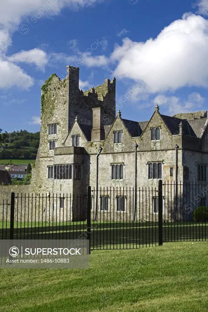 Castle on a landscape, Ormonde Castle, Carrick-on-Suir, County Tipperary, Munster Province, Ireland
