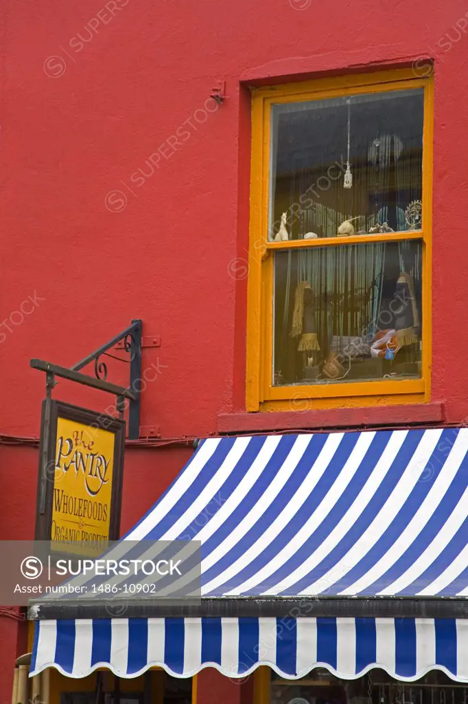 Store signboard hanging on a store, Kenmare, County Kerry, Munster Province, Ireland