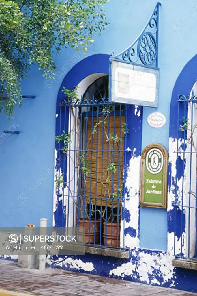 Gate of a house, Mazatlan, Sinaloa, Mexico