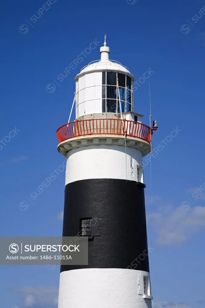 Low angle view of a lighthouse, Mine Head Lighthouse, County Waterford, Munster Province, Ireland