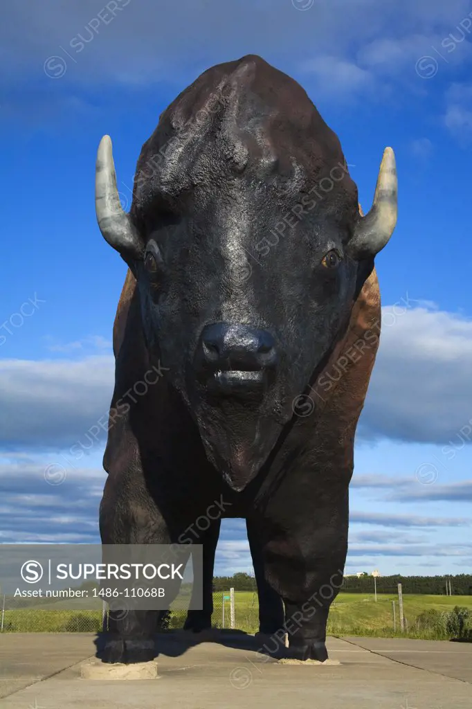 World's Largest Buffalo Monument, Frontier Village, Jamestown, North Dakota, USA