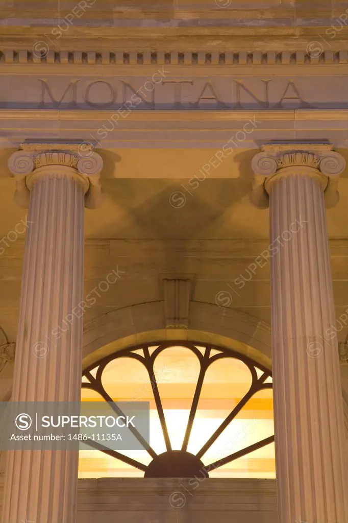 Close-up of a building, Montana State Capitol, Helena, Montana, USA
