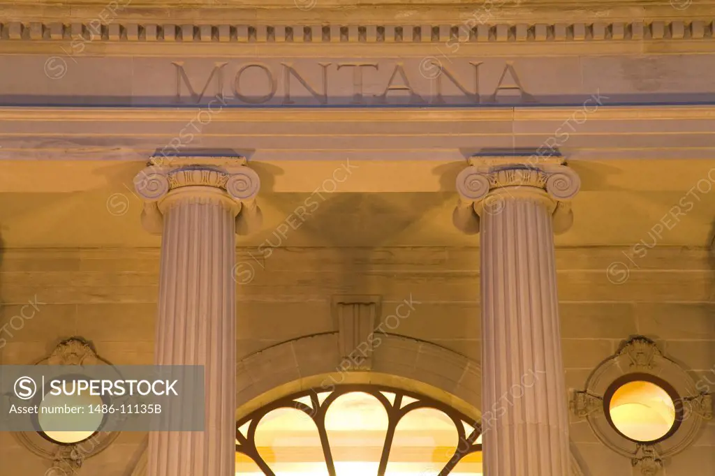 Close-up of a building, Montana State Capitol, Helena, Montana, USA