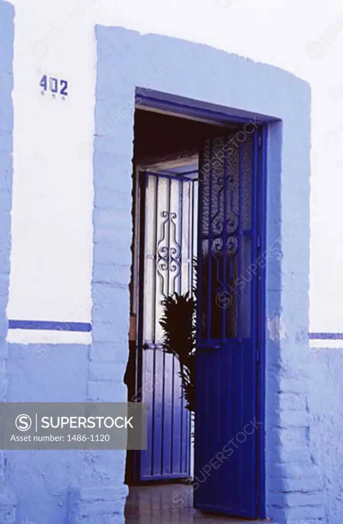 Open doorway of a house, Puerto Vallarta, Mexico
