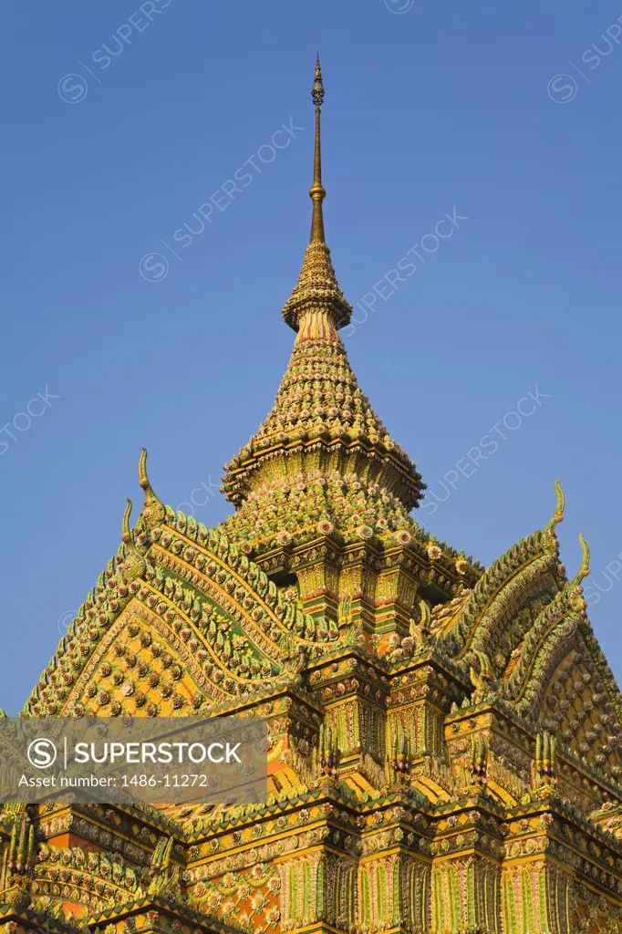 Low angle view of a temple, Wat Pho, Rattanakosin District, Bangkok, Thailand