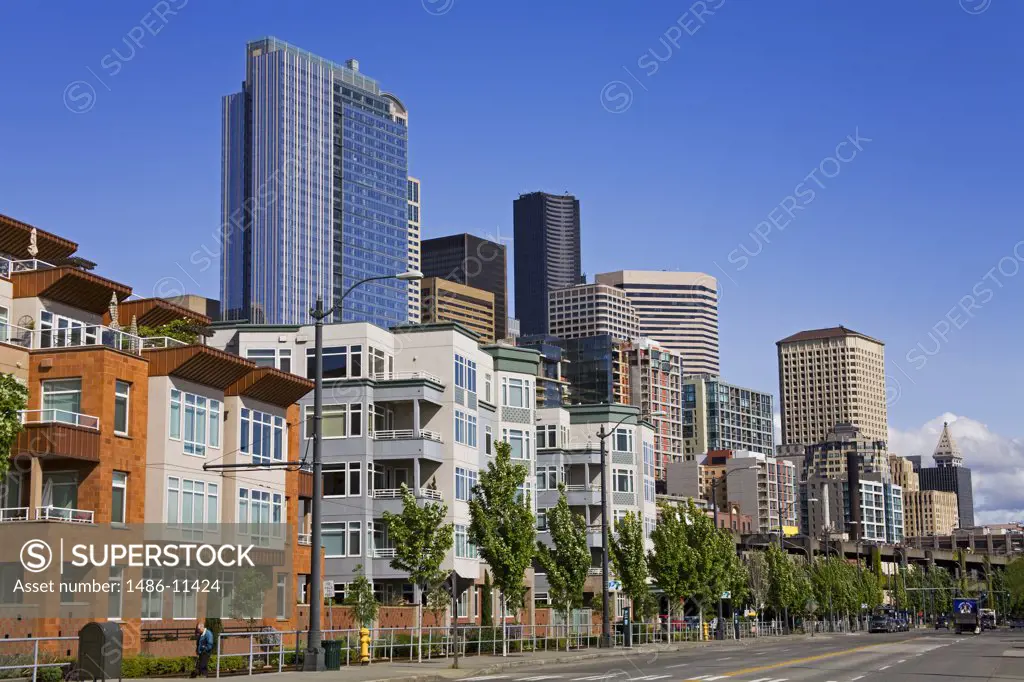 Buildings in a city, Seattle, King County, Washington State, USA