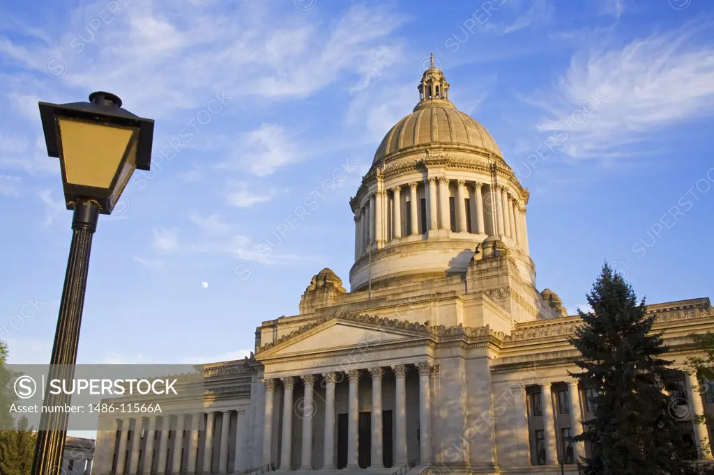 Facade of a government building, Washington State Capitol, Olympia, Thurston County, Washington State, USA