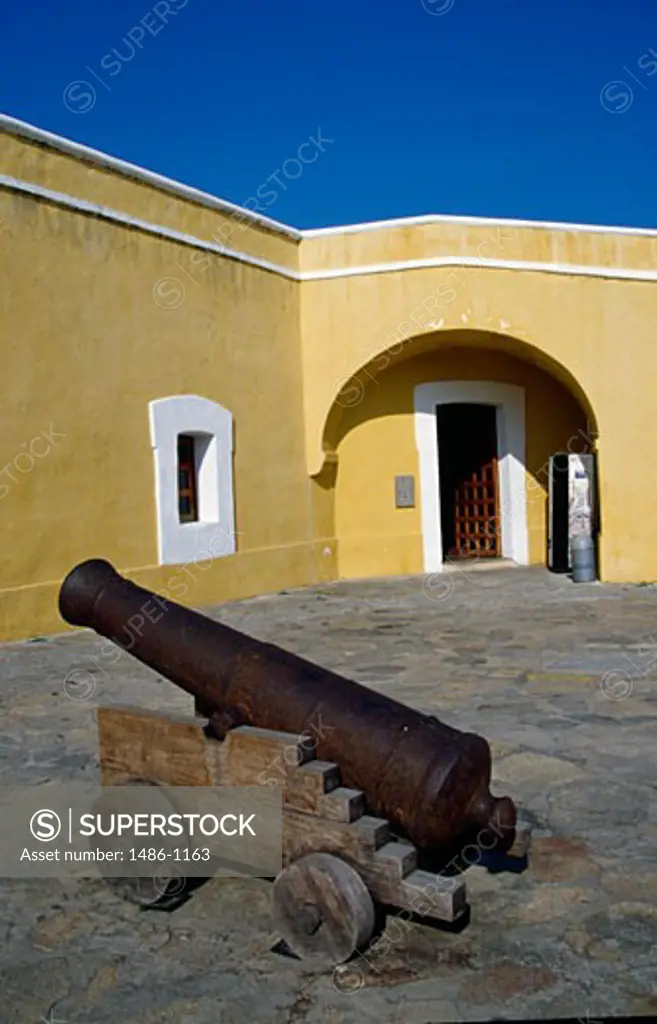 Cannon in a fort, Fort San Diego, Acapulco, Guerrero, Mexico