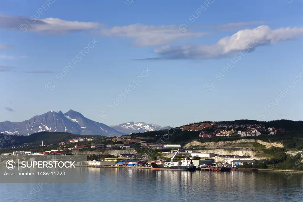 Buildings at the waterfront, Tromso Sound, Tromso, Toms County, Nord-Norge, Norway