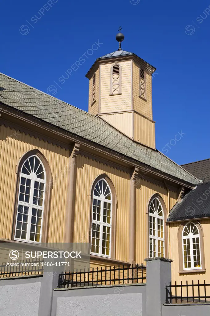 Low angle view of a church, Tromso Catholic Church, Tromso, Toms County, Nord-Norge, Norway